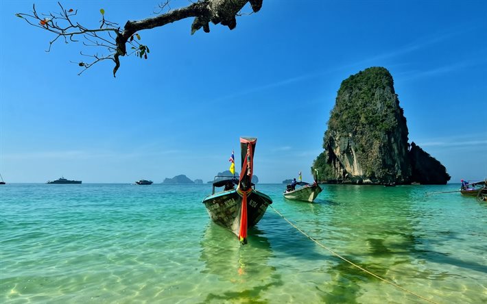 thumb2-krabi-railay-beach-thailand-boat-shore